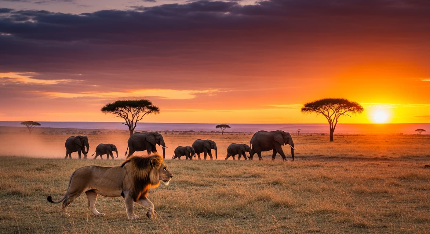 Travel adventure in Kenya